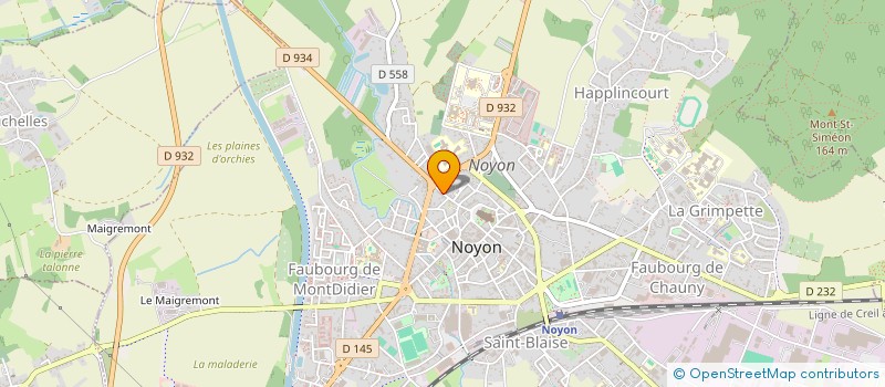 localisation de l'entreprise MELANIE  NOYON