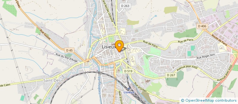 localisation de l'entreprise MELANIE A. à LISIEUX
