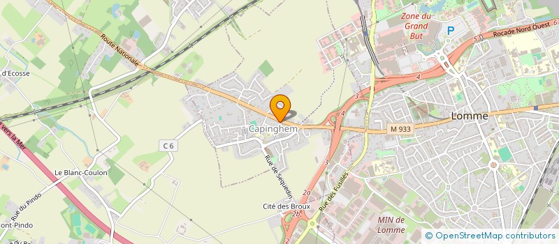 localisation de l'entreprise MELANIE BEAUDOIN ARCHITECTES  CAPINGHEM