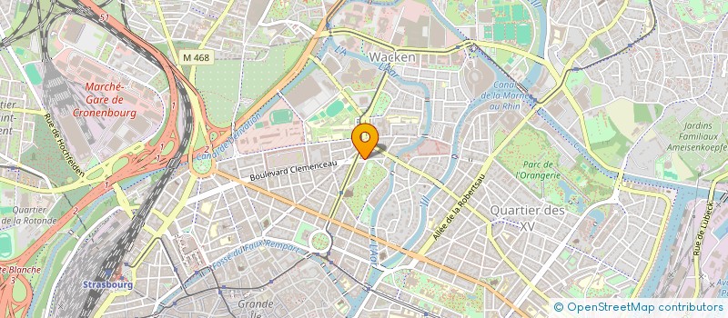 localisation de l'entreprise MELANIE EHRMANN IMMOBILIER à STRASBOURG