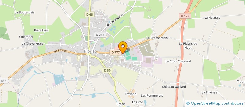 localisation de l'entreprise MELANIE LAURENT  PIPRIAC