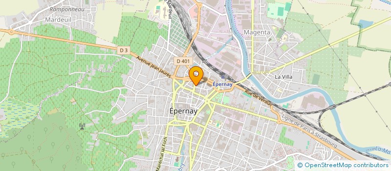 localisation de l'entreprise MELANIE MASSET à EPERNAY