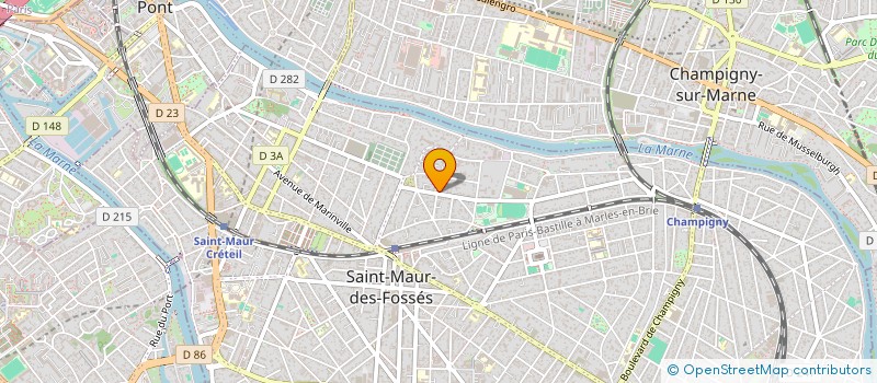 localisation de l'entreprise MELANIE SEBAN ARCHITECTE D'INTERIEUR à SAINT-MAUR-DES-FOSSES