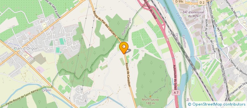 localisation de l'entreprise MELANIE SEFFUSATTI  ORGON