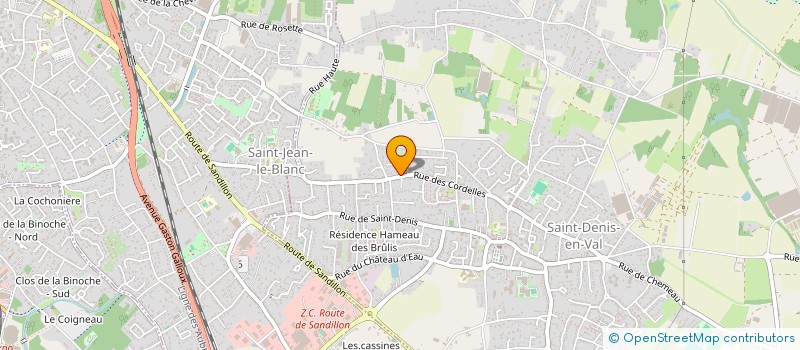 localisation de l'entreprise MELANIE SIMONETTO à SAINT-DENIS-EN-VAL