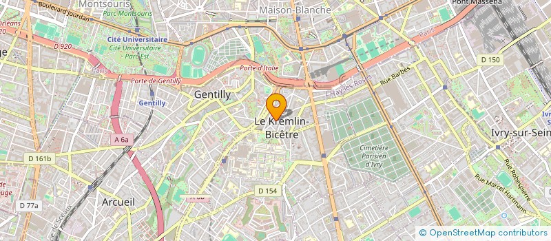 localisation de l'entreprise MELANINA  LE KREMLIN-BICETRE