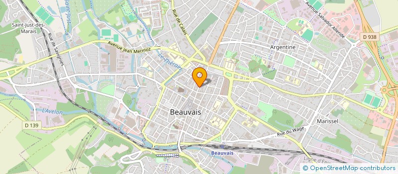 localisation de l'entreprise MELANINE à BEAUVAIS