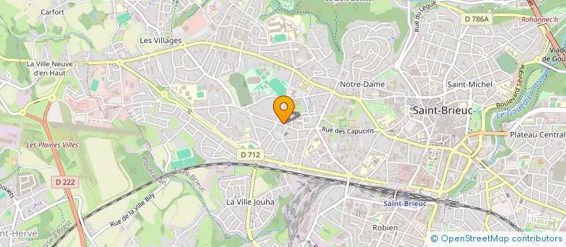 localisation de l'entreprise MELANO IMMO à SAINT-BRIEUC