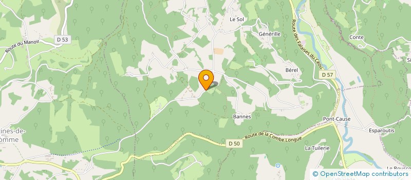 localisation de l'entreprise MELANOSPORUM  NABIRAT