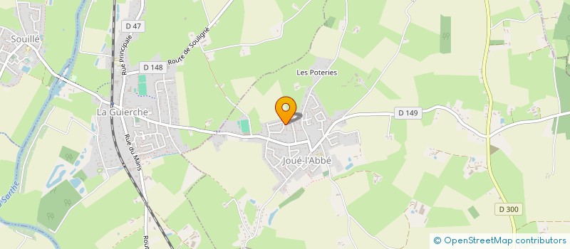 localisation de l'entreprise MELANTH  JOUE-L'ABBE