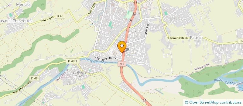 localisation de l'entreprise MELANZ GAYAR à SAINT-ANDRE