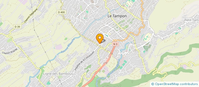 localisation de l'entreprise MELANZ RACINES à LE TAMPON
