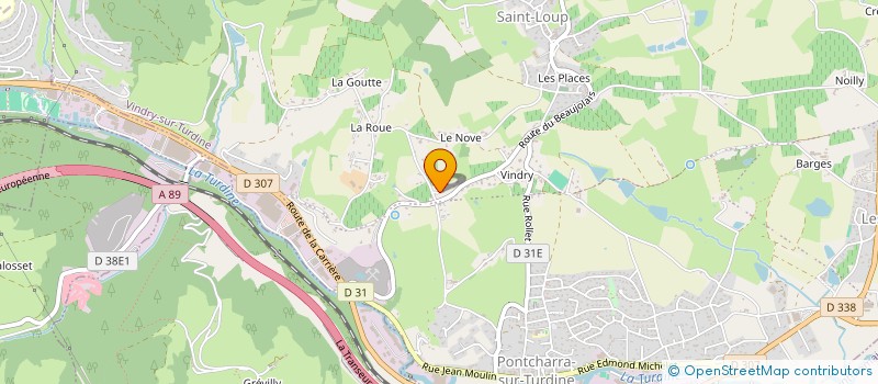 localisation de l'entreprise MELARNAUD - UNE BOUTEILLE POUR L'ESPOIR à VINDRY-SUR-TURDINE