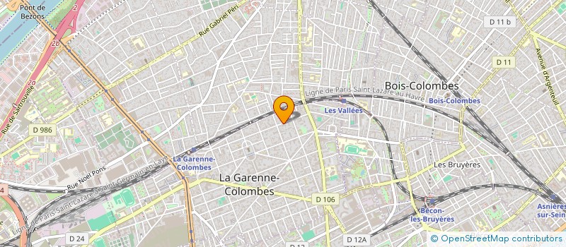 localisation de l'entreprise MELART à LA GARENNE COLOMBES