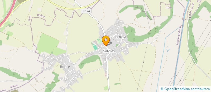 localisation de l'entreprise MELART  SATOLAS-ET-BONCE