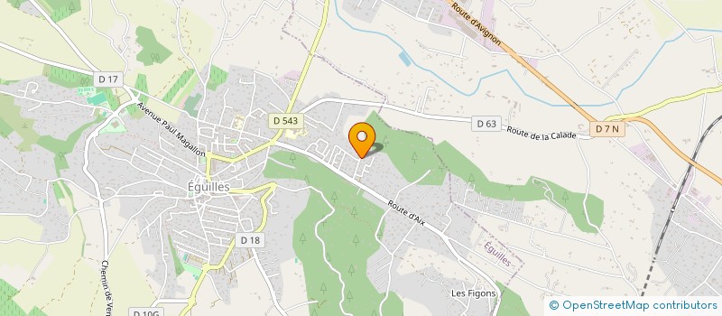 localisation de l'entreprise MELASOF  EGUILLES