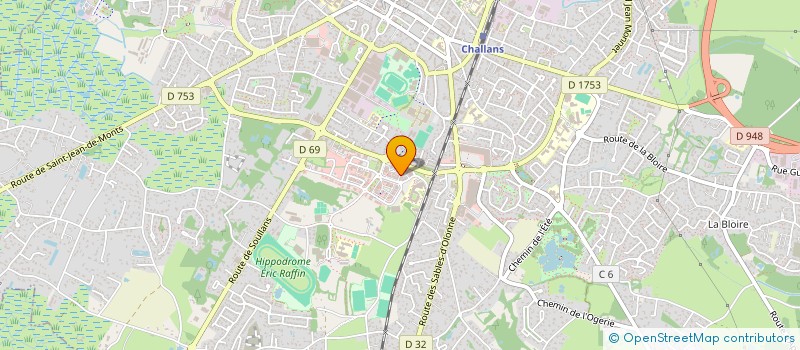localisation de l'entreprise MELASYA à CHALLANS