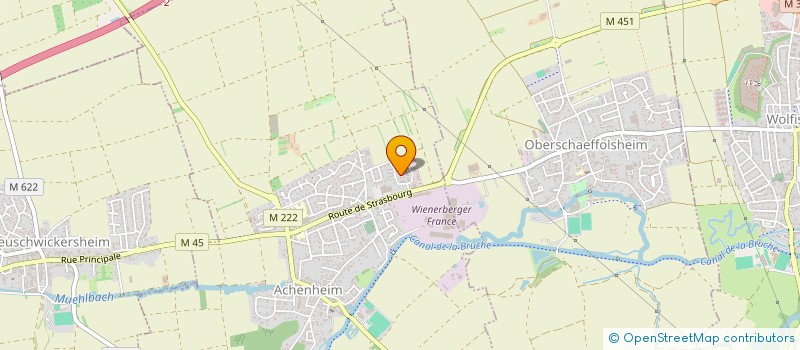 localisation de l'entreprise MELAU PHYSIO  ACHENHEIM