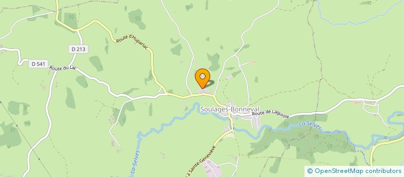 localisation de l'entreprise MELAUAL  SOULAGES-BONNEVAL