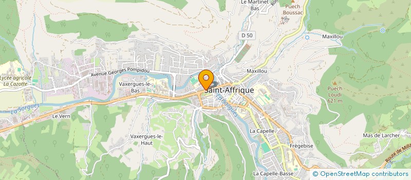 localisation de l'entreprise MELAUBRI  SAINT-AFFRIQUE