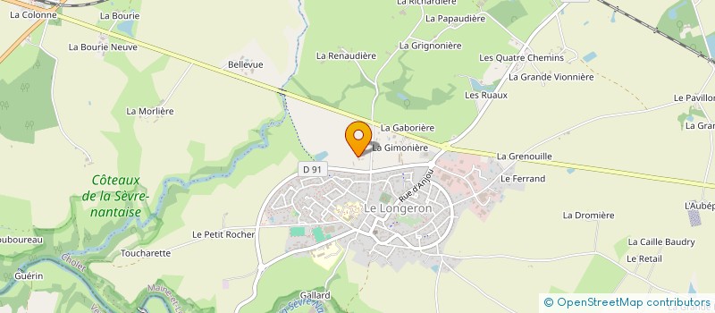 localisation de l'entreprise MELAUR à SEVREMOINE