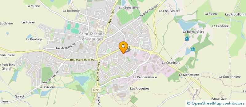 localisation de l'entreprise MELAVIE  SEVREMOINE