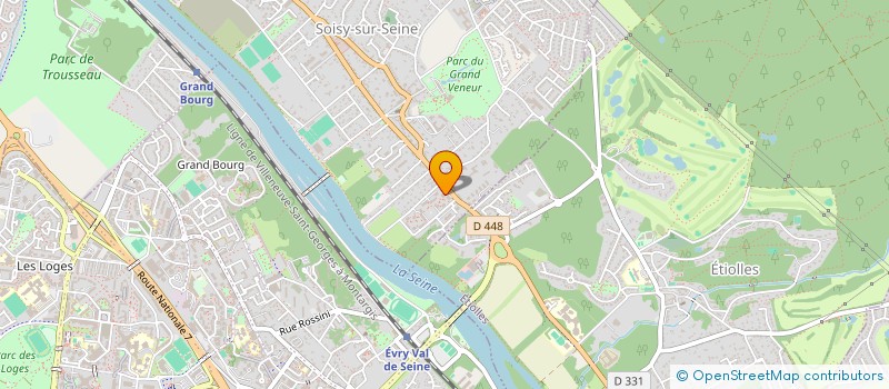 localisation de l'entreprise MELAVIE MODES ET FORMATIONS à SOISY-SUR-SEINE