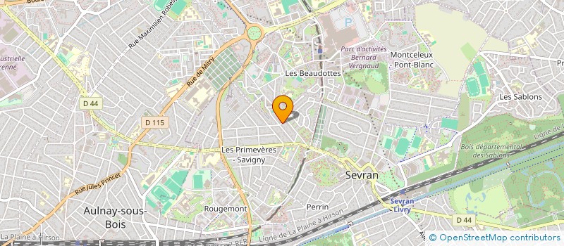 localisation de l'entreprise MELAY à SEVRAN