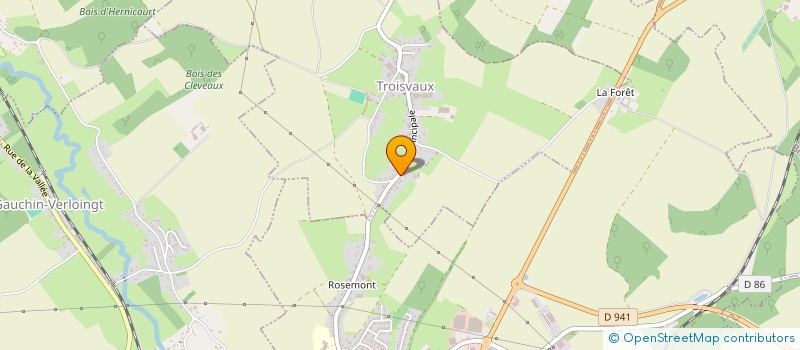localisation de l'entreprise MELBA  TROISVAUX