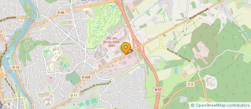 localisation de l'entreprise MELBA II à EPINAL