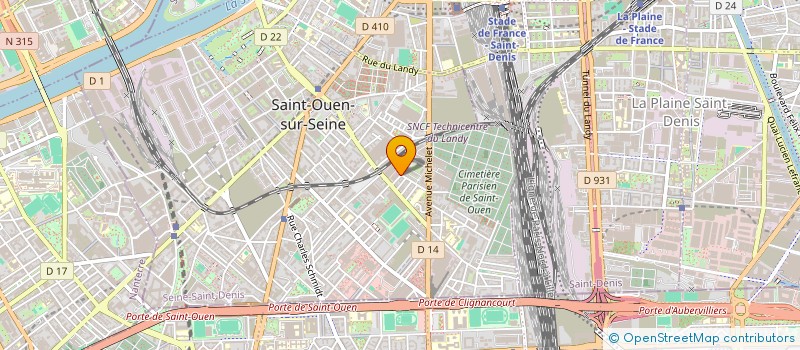 localisation de l'entreprise MELBAST4EVER à SAINT-OUEN-SUR-SEINE