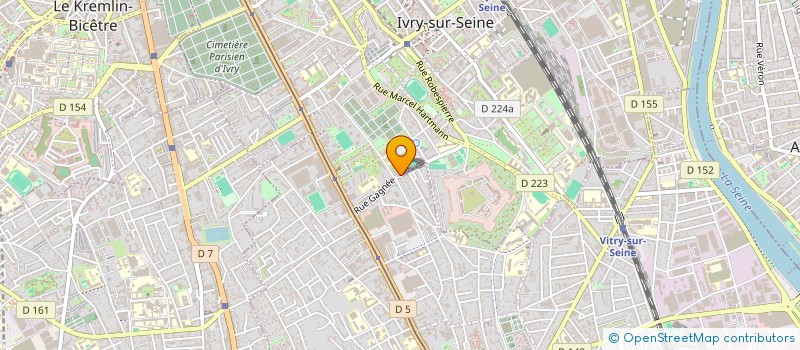 localisation de l'entreprise MELBOU.COM à IVRY-SUR-SEINE