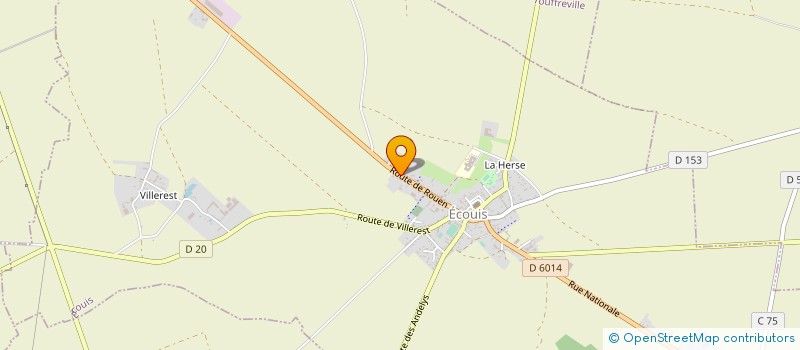 localisation de l'entreprise MELCAR  ECOUIS