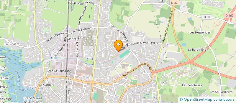 localisation de l'entreprise MELCHAVIC à LES SABLES D'OLONNE