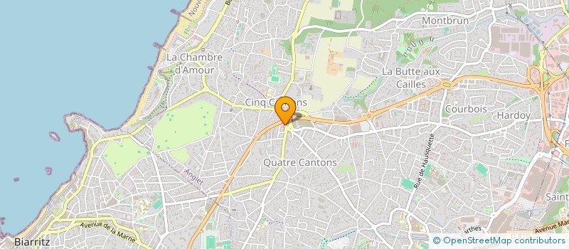 localisation de l'entreprise MELCHIOR ET BARON  ANGLET