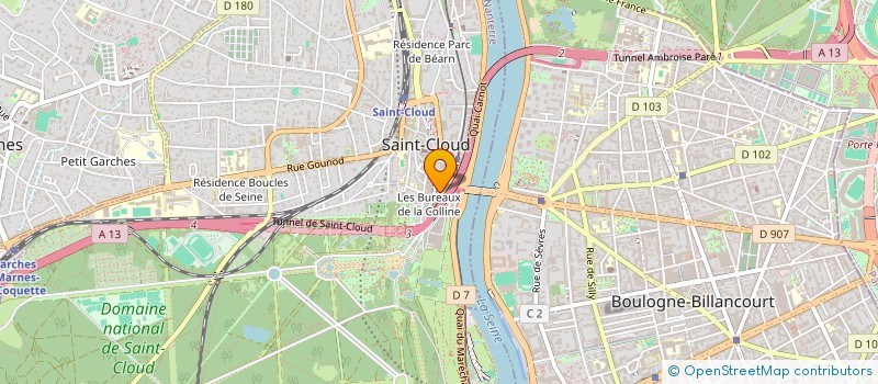 localisation de l'entreprise MELCHIOR INVESTISSEMENTS ET INDUSTRIES AU à SAINT CLOUD