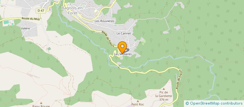 localisation de l'entreprise MELCHIOR VLOET SMIT à BAGNOLS-EN-FORET