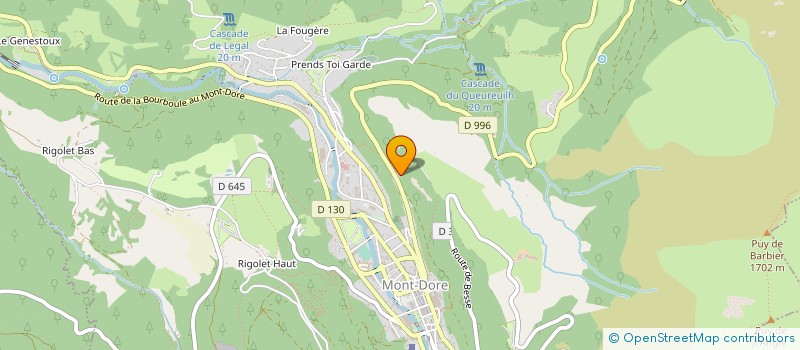 localisation de l'entreprise MELCHIROSE  MONT-DORE