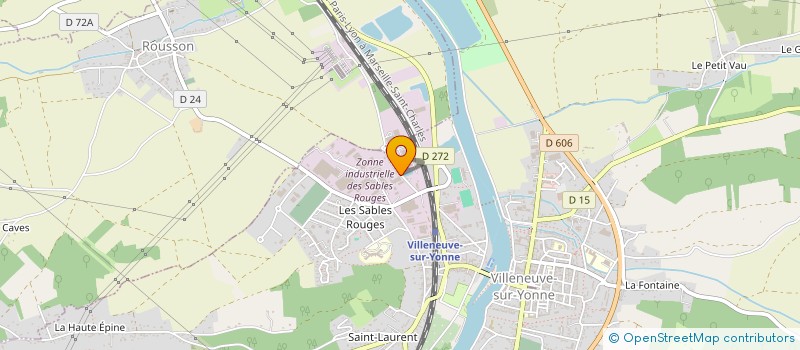 localisation de l'entreprise MELCO à JOIGNY