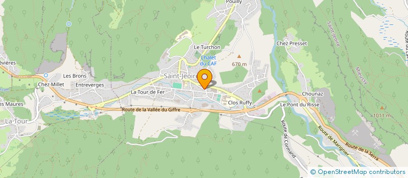 localisation de l'entreprise MELCO  SAINT-JEOIRE