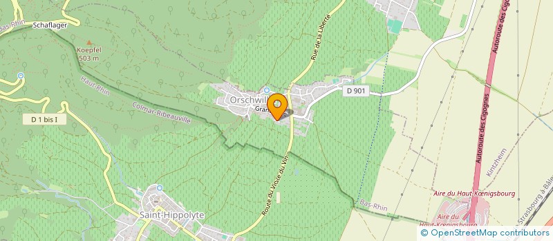 localisation de l'entreprise MELCO SERVICES FRANCE  ORSCHWILLER