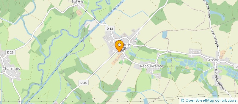 localisation de l'entreprise MELCOR à BREBOTTE