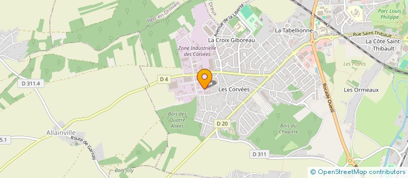 localisation de l'entreprise MELDA à VERNOUILLET