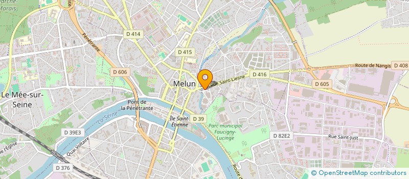 localisation de l'entreprise MELDA à MELUN