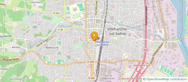 localisation de l'entreprise MELDA MCT à VILLEFRANCHE-SUR-SAONE