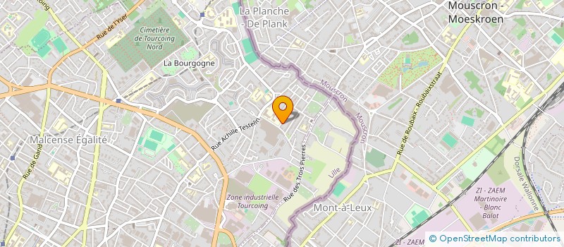 localisation de l'entreprise MELE  TOURCOING