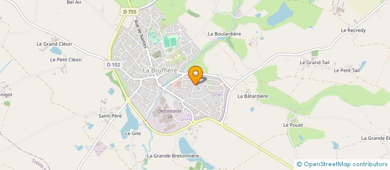 localisation de l'entreprise MELE LOCL  LA BRUFFIERE