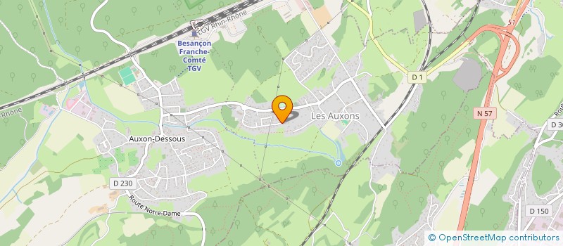 localisation de l'entreprise MELEA  LES AUXONS