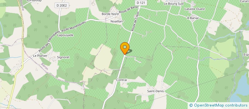 localisation de l'entreprise MELEAGRIS  SAINT-QUENTIN-DE-BARON