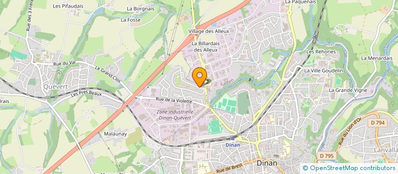 localisation de l'entreprise MELEAU FINANCES  QUEVERT